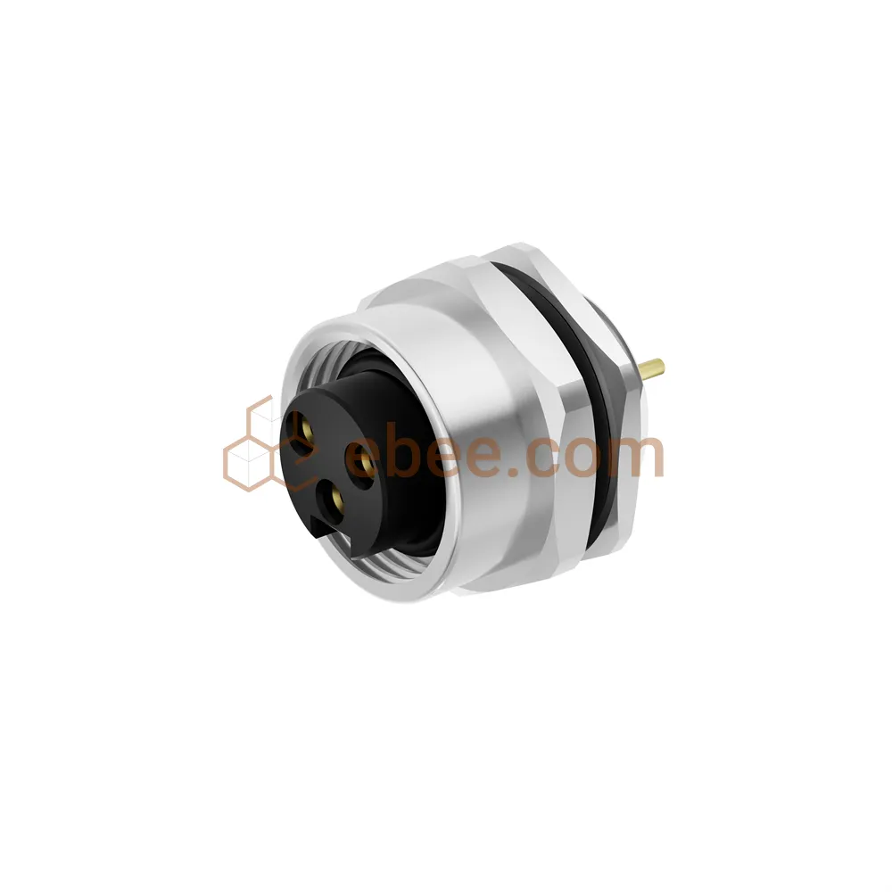 Mini changement 7/8" 3 Pin A Code Femme Panneau Récipient à l'arrière écran Non blindé Type Straight PG11