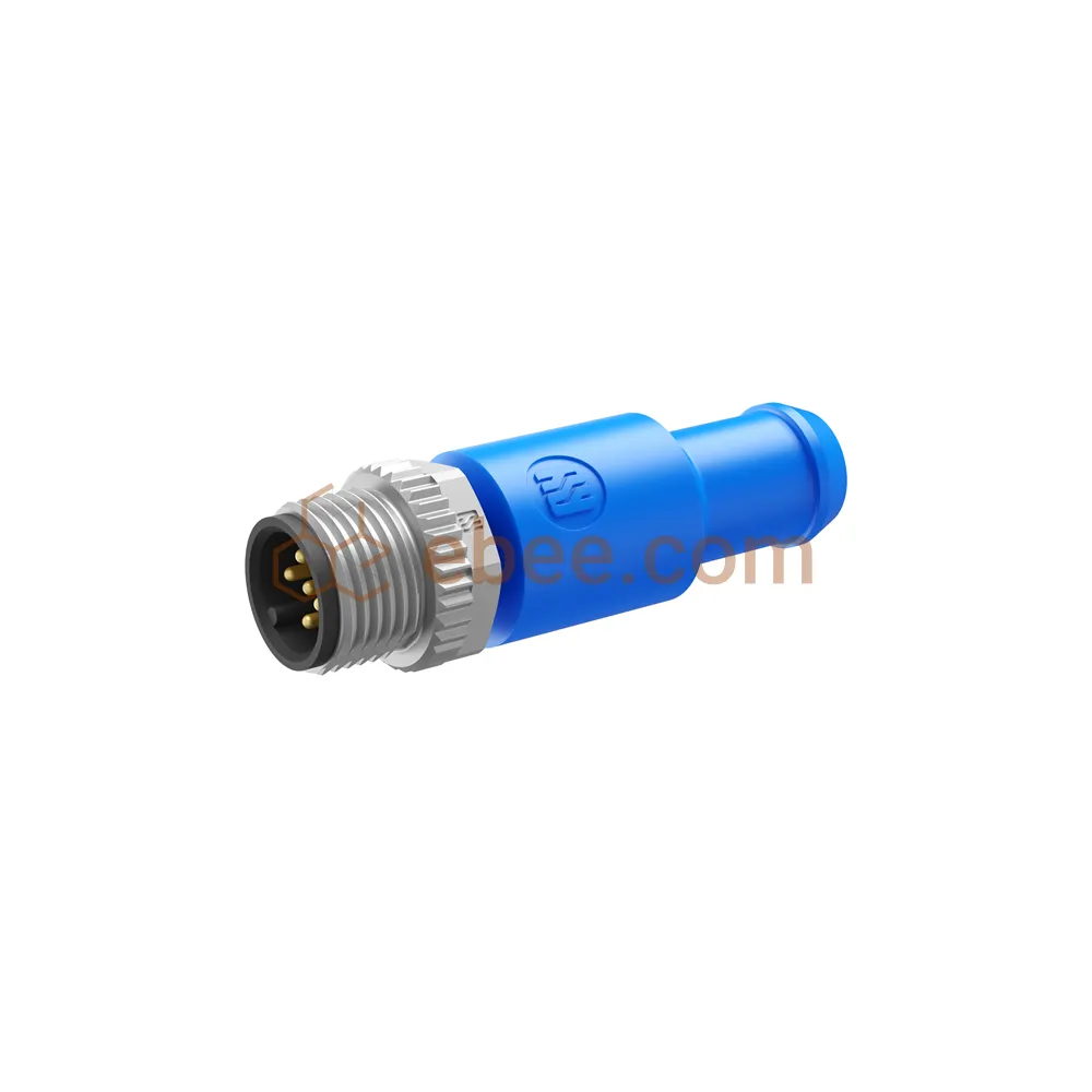 M12 5 Pin A Code Male Terminator Connector Molded 120 Ohm Resistor