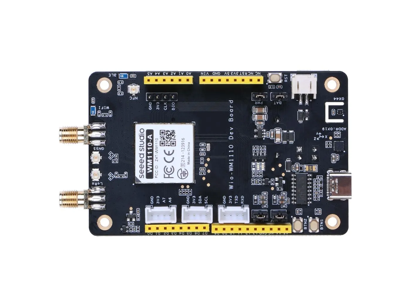 Wio-WM1110 Dev Kit, built-in Semtech LR1110 and Nordic nRF52840